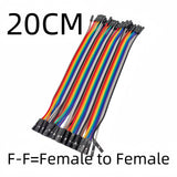 40-120pcs Dupont Line 10CM 20CM 30CM 40Pin Male to Male + Male to Female Female to Female Jumper Wire Dupont Cable for  DIY KIT