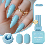 Single-use 15ml gel nail polish, convenient for home or salon manicures, easy to remove.