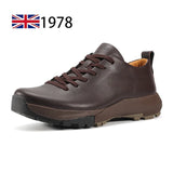 Men Sports Running Shoes Outdoor Walking Soft Casual Sneakers Fashion Designer Genuine Leather Sneaker Waterproof Shoes Men