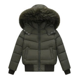 AP 2026 AW Winter down coat for kids High-quality white duck down coats waterproof fabric children outwear