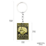 One Piece Luffy Straw Hat Keychain Rotatable Zoro Skull Metal Pendant Role-Playing Decorative Accessories Fan Jewelry Gift