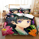 3D Print Apothecary Diaries Bedding Set Single Twin Full Queen King Size Bed Set Adult Bedroom Duvetcover Sets Anime Bed Sheet