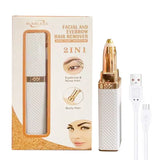Electric Eyebrow Trimmer 2 In 1 Precise Eyebrow Trimmer Ladies' Lipstick Shaver Multifunctional Makeup Tools Beauty Products