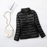 Plus Size down Jacket Female Short Ultra Lightweight Packable Puffer Coats Women Fashion 15 Colors Warm Slim Fit Parkas 7XL