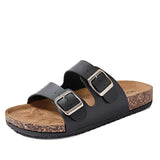 Cork slippers men's summer outerwear new style thick soled wear-resistant Boken shoes fashionable beach sandals 2026