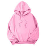 Women's Hoodies Pullover Spring Autumn Casual Hoodie 2026 Sweatshirts Solid Color Hoodies Oversize Black Sweatshirt Women Top