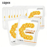 12pcs Sakura Mud Mask Brightening Hydrating Face Mask Luminous Skin Clean Facial Cleansing Clay Hydrating Anti Wrinkle Skincare