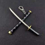 Mini Samurai Sword Keychain Anime Scabbard Key Ring Katana Buckle Key Chain for Men Women Cosplay Toy Jewelry Gift