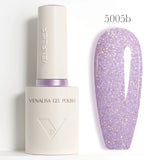 1/2/3pcs Kit Venalisa 10ml Nail Gel Polish HEMA/TPO Free Base Ultra Glossy Diamond Tempered Long Wear Top Coat Matt Gel Varnish
