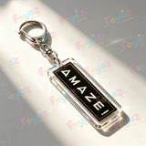 Rocky Amaze Amaze Keychains for Accessories Bag Charm Project Hail Mary Mission Crest Keyrings Jewelry Fans Gifts