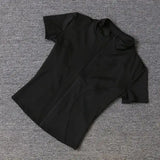 Summer Solid Zipper Slimming Coat Women Short Sleeve Stand Collar Cycling Running Tops Female Gym Sports Workout Clothes Street