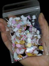 50Pcs Leopard Sanrio 3D Resin Nail Charms Mixed Kuromi My Melody Kitty Nail Parts DIY Manicure Decor Accessories