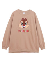 Disney World Disneyland Embroidery Sweatshirt Women Casual Fleece Jumper Mickey Daisy Duck Cartoon Loose Pullover Top O Neck