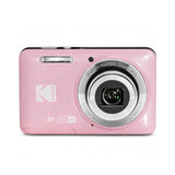 KODAK PIXPRO FZ55-RD 16MP Digital Camera 5X Optical Zoom 28mm Wide Angle 1080P Full HD Video 2.7" LCD Vlogging Camera