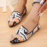 New Women's Loafers Ballet Flat Shoes Spring/autumn Fashion Pointed Toe Casual Low Heeled Women's Flat Shoes  Size 36-43