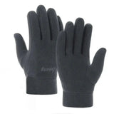 1 Pair Winter Polar Fleece Gloves Men Women Warm Outdoor Cycling Driving Gloves Windproof Non-Slip Soft Thickened Male Gloves