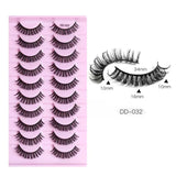 Faux mink eyelashes natural 3d mink lashes makeup volume false eyelashes in bulk cilio H13 E-08