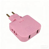 2 USB 3 in 1 EU Power Socket Plug Adapter Foldable US To EU Travel Aadapters Power Converter KR Plug Electrical Socket AC Outlet