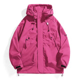 CHRLCK Unisex Outdoor Waterproof Jacket Windbreaker Coat Autumn Breathable Fishing Camping Windproof Jackets Men Women Clothing