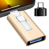 4 In1 OTG Micro USB 3.0  Flash Drive  Dual purpose Android TYPE-C Pen Drive Mobile Micro USB Memory Stick Drive Free For iPhone