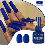 Single-use 15ml gel nail polish, convenient for home or salon manicures, easy to remove.