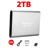 Reliable Slim Storage Device Portable External SSD 1TB 4TB 16TB 128TB High Speed for Notebook Laptop Computer