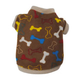 Chihuahua Clothes Cute Printed Small Dog Clothes French Bulldog Dogs Clothes Pets Warm Fleece Dog Winter Coat Puppy Dog Costume