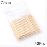 100/50pcs Nail Art Pusher Orange Wood Sticks Cuticle Pusher Remover Rhinestones Dotting Removal Manicure Pedicure Care Tools