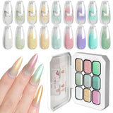 LIMEGIRL 7in1 Nail Gradient Painting Gel Long-lasting Nail Gel Polish Hybrid Color Nail Art Design High Texture Gradient Gel