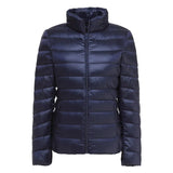 Women Spring Jacket Fashion Short Ultra Lightweight Packable Puffer Coats 15 Colors Female Down Warm Korean Slim Fit Parkas 5XL