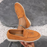 Comfortable Spring and Autumn New Large Size Soft Sole Women's Shoes British Style Fashion Flat Shoes Comfortable Casual Shoes