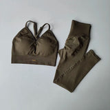 High-Waisted Yoga Suit for Toned Hip Support