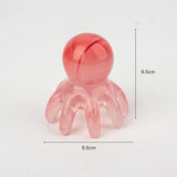 Octopus Head Massager Comb Head Meridian Manual Acupressure Tool Portable SPA Gua Sha Massage Comb