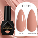 10ml Gel Nail Polish 162 Colors Nail Supplies Vernis Semi Permanent Nail Art Manicure Soak Off LED UV Gel Nail Varnishes Summer