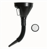 Car Long Stem Funnel Gasoline Oil Fuel Filling Tools Anti-splash Plastic Oil Funnel Motorcycle Refueling Tools Auto Accessories
