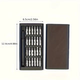 25 in 1 mini screwdriver set,flat head and cross shaped small screwdrivers, suitable for electronic products,Halloween,Christmas