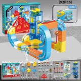 Lifting Style Magnetic Track Car Anti-Gravity Toy Assembly Lift Elevator DIY New Suspension Rail Train Educational Toys For Kids