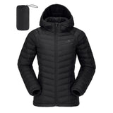 GOLDEN CAMEL Women's Down Jacket Hooded Winter Light Weight Short Puffer Coats Packable Warm Windproof Jacket for Women Clothes