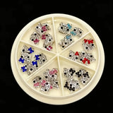 50Pcs Leopard Sanrio 3D Resin Nail Charms Mixed Kuromi My Melody Kitty Nail Parts DIY Manicure Decor Accessories