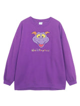 Disney World Disneyland Embroidery Sweatshirt Women Casual Fleece Jumper Mickey Daisy Duck Cartoon Loose Pullover Top O Neck
