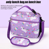 Adorable Kids Lunch Box Student Microwave Safe Travel Bento Box Halloween Container Portable Leak Proof Fruit Salad Bento Box