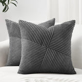 2025 New Spring Decorative Throw Pillow Covers Corduroy Boho Windmill Textured Cushion Cover 45x45CM Pillowcases Home Decor