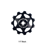 ENLEE Bike Aluminum Alloy Guide Wheel Pulley Rear Derailleur 11T 13T Guide MTB Ceramic Bearing Jockey Wheel For 4/5/6MM