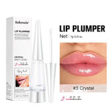 Lakerain Instant Lip Plumper Gloss Oil Lip Long-Lasting Moisturizer Volume Boosting Lip Oil Volumizing & Hydrating Non-Dry Plump