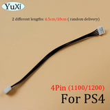 2Pcs Power Connector Cables For PS4 1000 1100 1200 5Pin 4Pin Host Power Line Cord For PlayStation 4 240AR 200ER Replacement Part