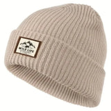 New Warm Outdoor Fleece Sports Hat Windproof Ear Protection Beanie Hats Knitted Thickened Winter Cap Men Women