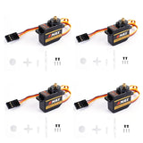 1-4PCS Emax ES08MA II Servo Motor SCX24 Servo 12g 15T Mini Metal Gear Servo for Axial SCX24 90081 Axi00006 Axi00002 Upgrades