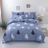 3PC 100% Cotton Duvet Cover Set Printing Bedding Set Cotton Soft Skin Friendly 1 Quilt Cover 2 Pillowcase