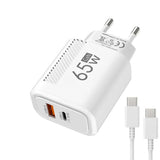 USB Fast Charger Type C Wall Charger Adapter PD Quick Charger 3.0 C Port Charger For Universal USB Charging Adapter