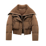 New Women Cotton Padded Jacket Winter Short Hooded Loose Cotton Coat Korean Women Parkas Coat Solid Outwear Women Puffer